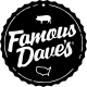 Famous Dave's bbq restaurant logo